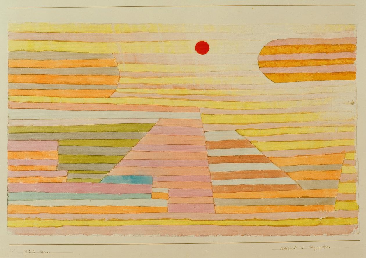 Abend in Ägypten von Paul Klee