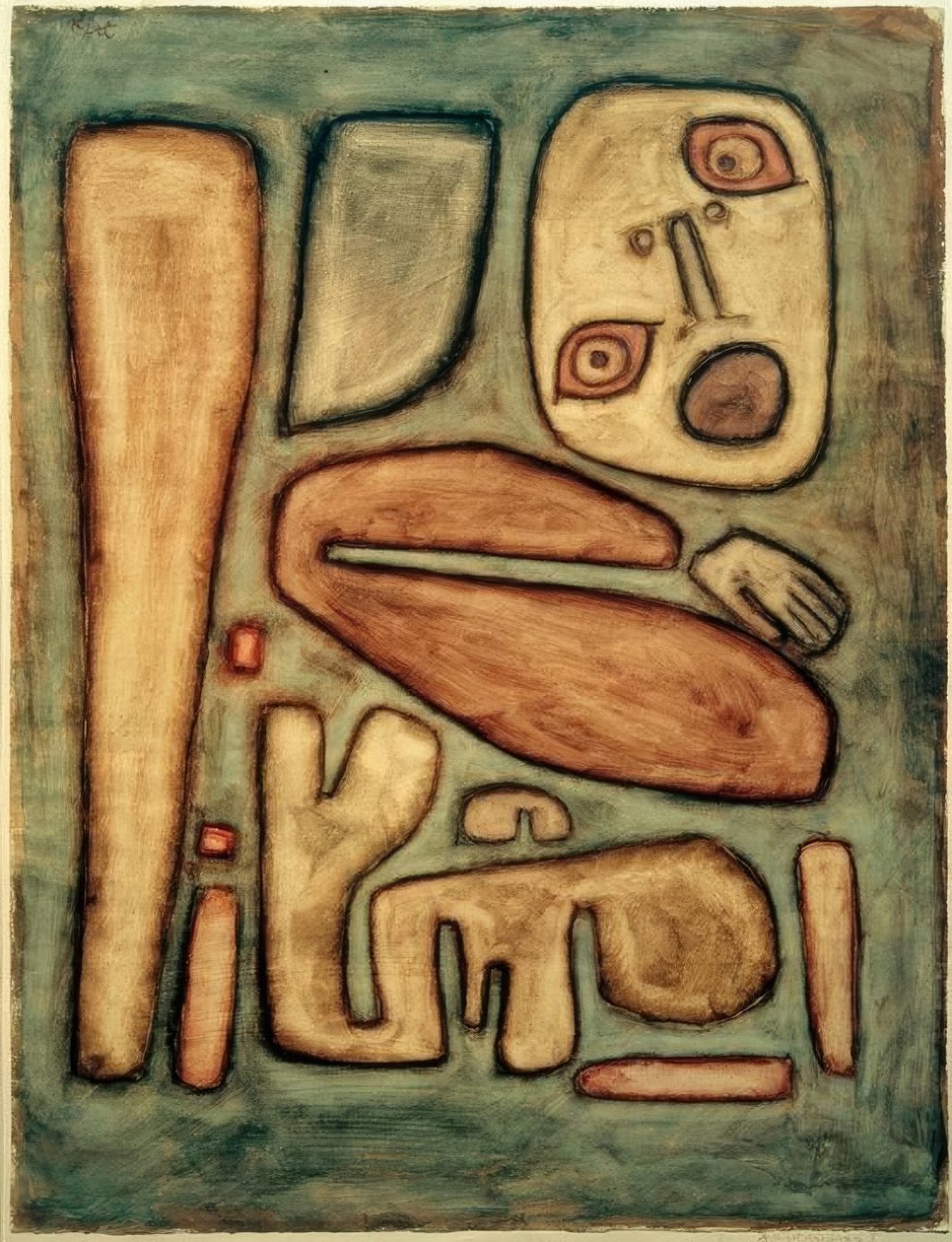 Angstausbruch III von Paul Klee