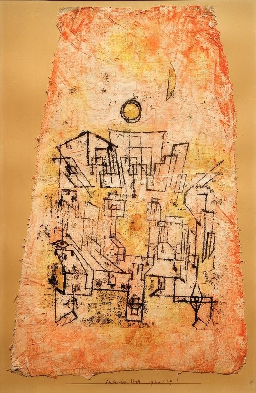 Arabische Stadt von Paul Klee