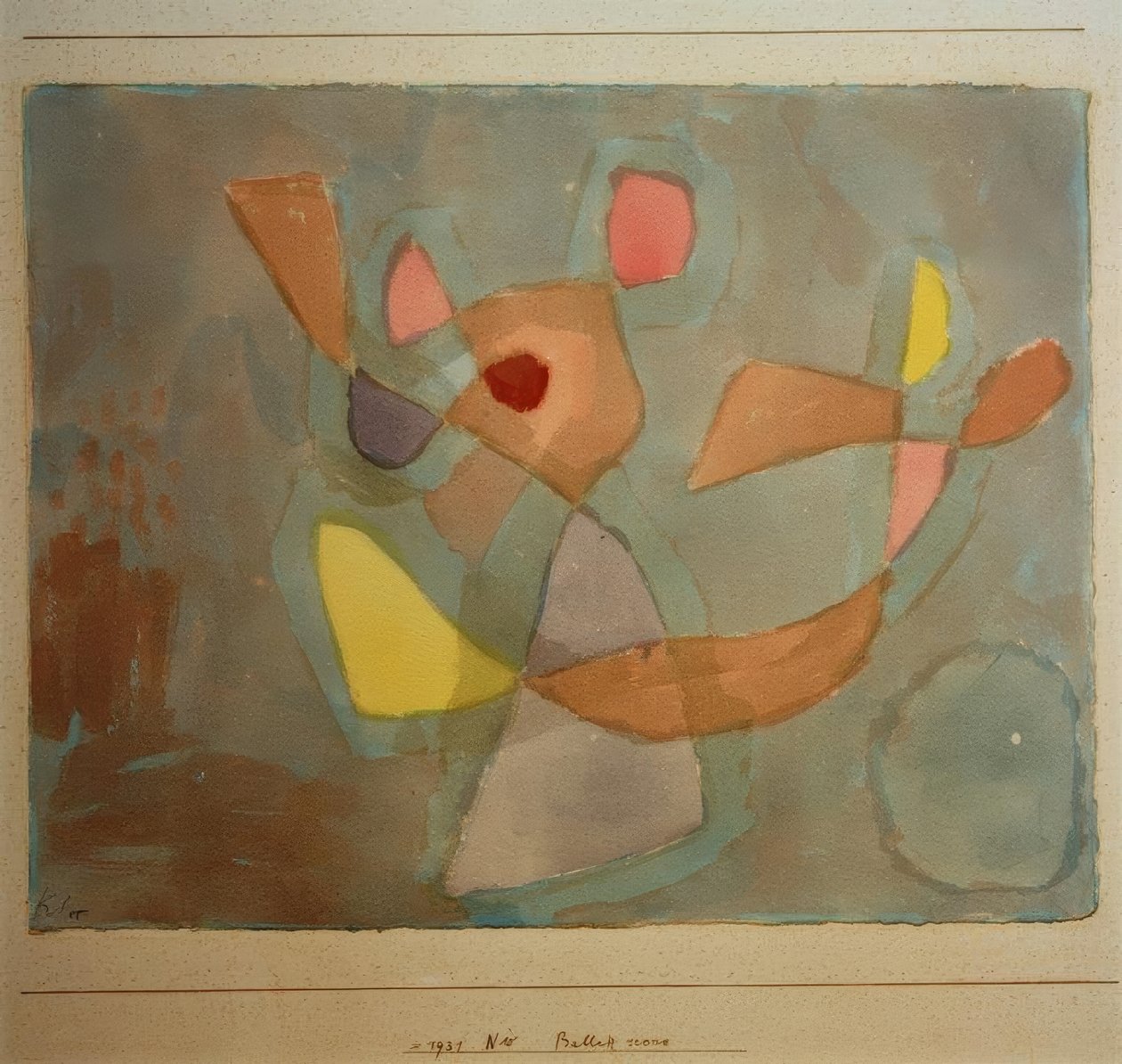 Ballettszene von Paul Klee