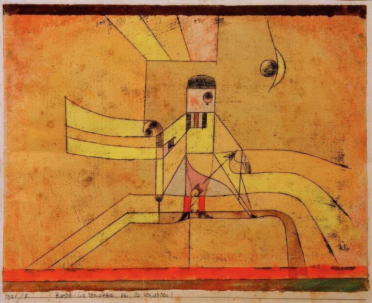 Bartolo: La vendetta, Oh! la vendetta! von Paul Klee