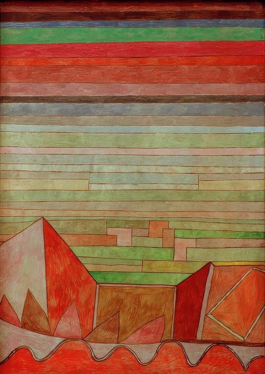 Blick in das Fruchtland von Paul Klee