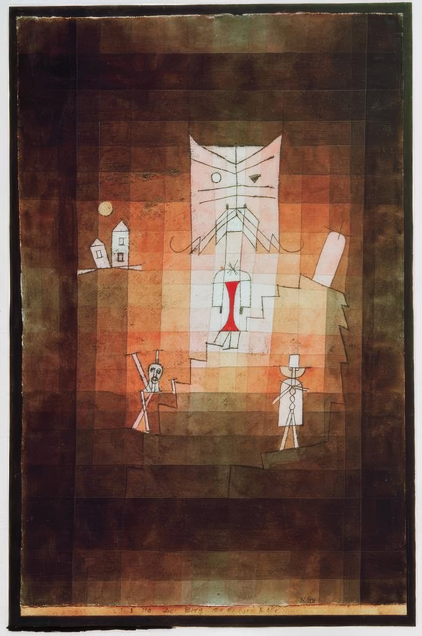 Der Berg der heiligen Katze von Paul Klee