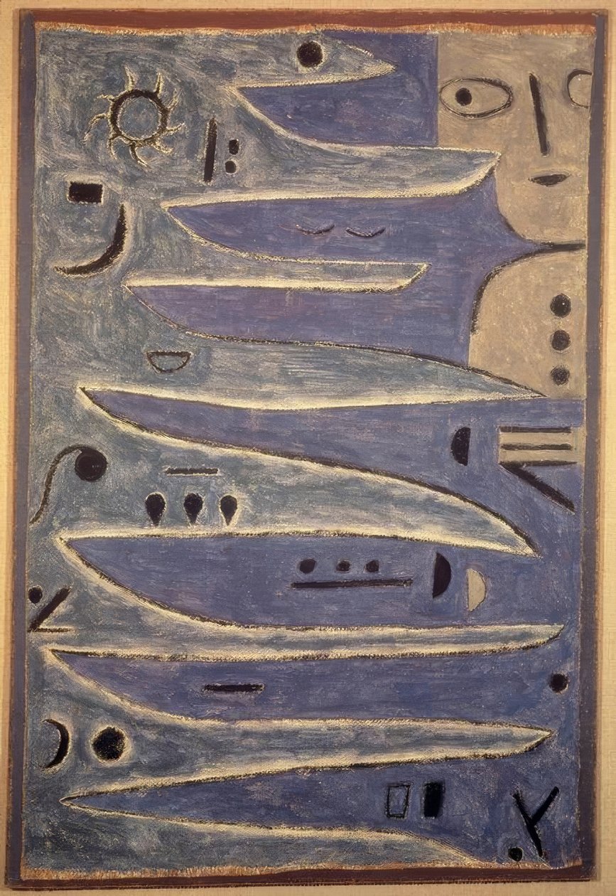 Der Graue und die Küste von Paul Klee