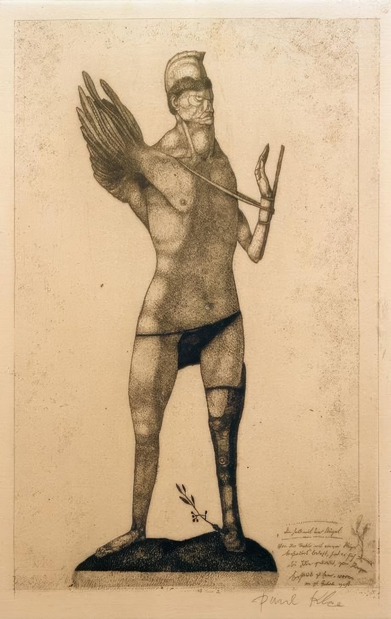 Der Held mit dem Flügel von Paul Klee