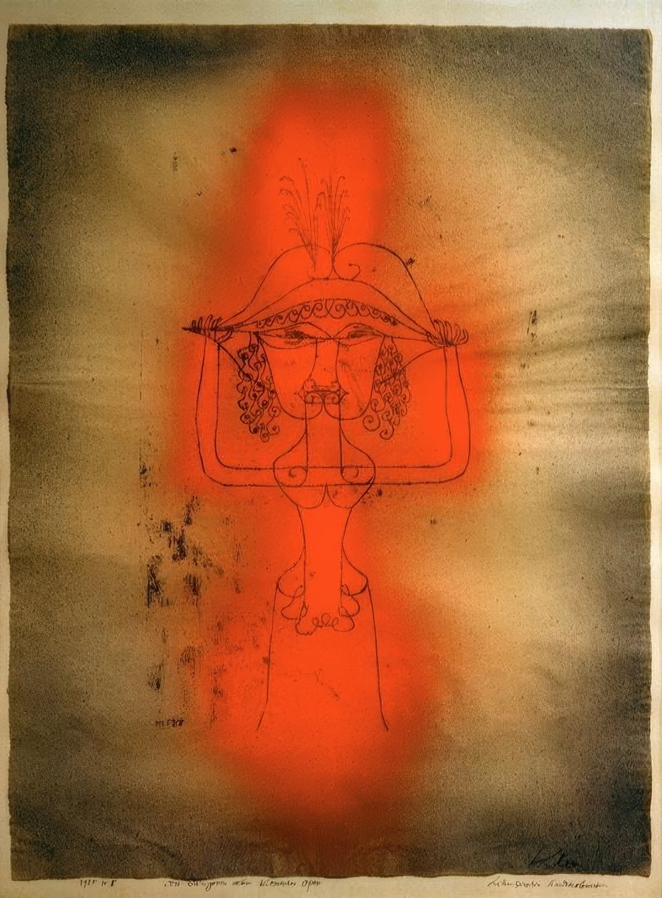 Die Sängerin der komischen Oper von Paul Klee