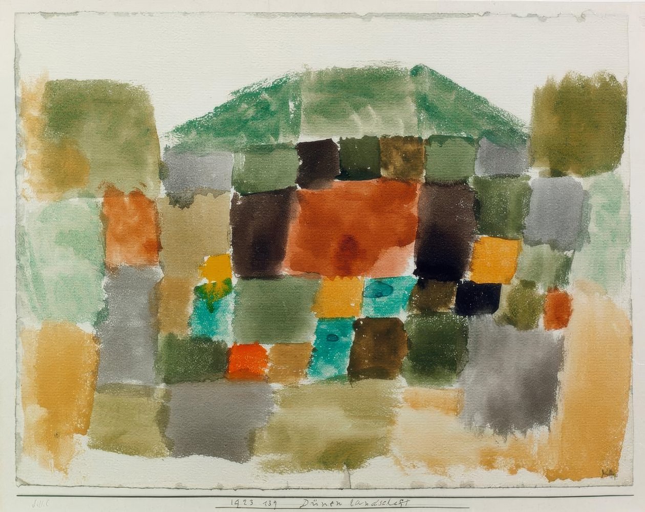 Dünenlandschaft von Paul Klee