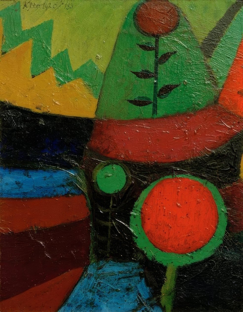 Drei Blumen von Paul Klee