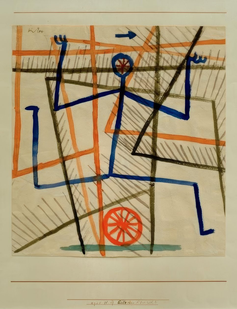 Eile ohne Rücksicht von Paul Klee
