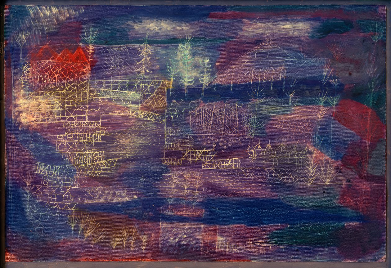 Flussbaulandschaft von Paul Klee