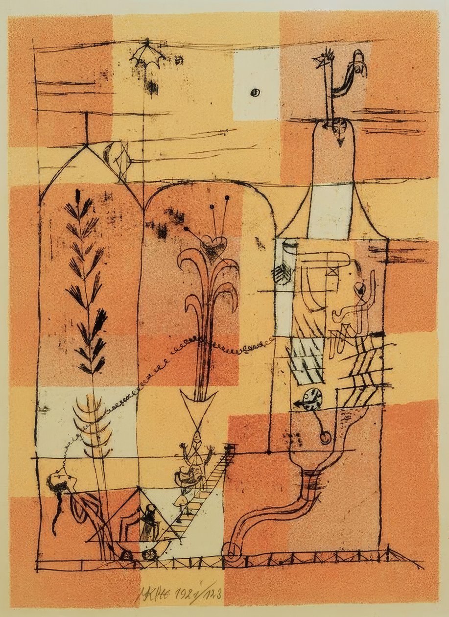 Hoffmanneske Szene von Paul Klee