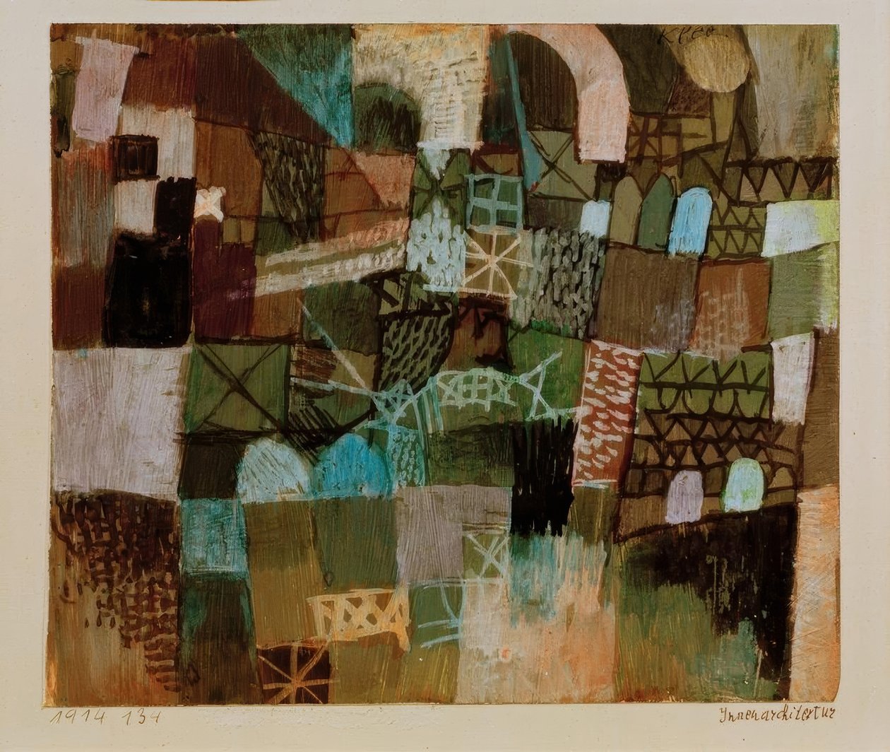 Innenarchitektur von Paul Klee