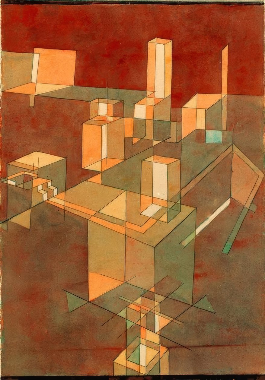 Italienische Stadt von Paul Klee