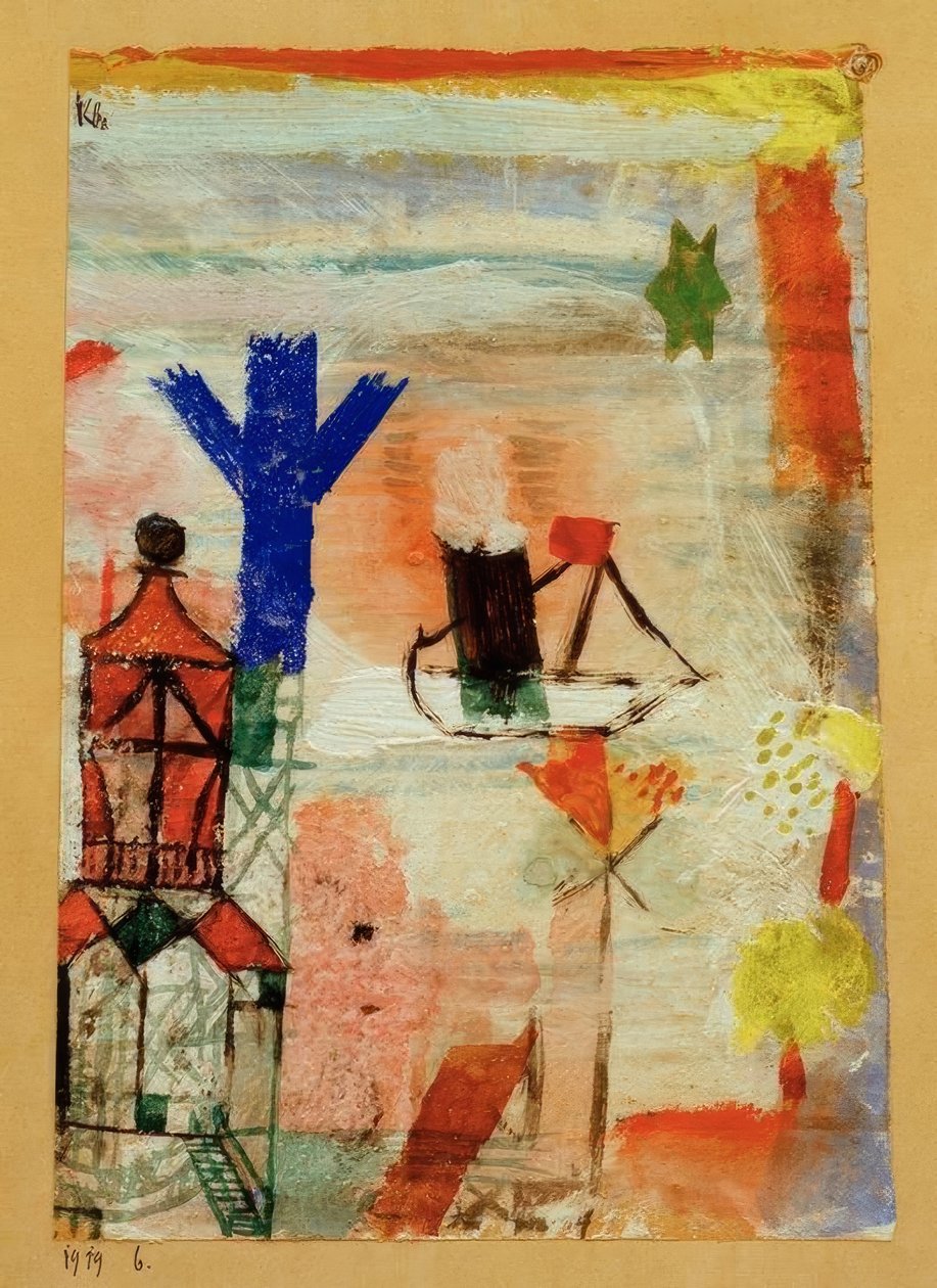 Kleiner Dampfer von Paul Klee