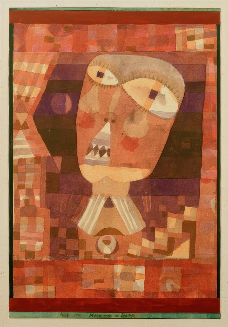 Marionette im Fenster von Paul Klee
