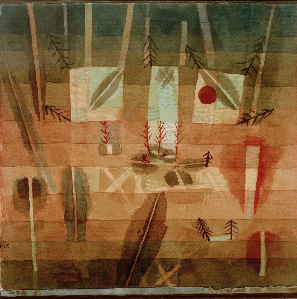 Physiognomie einer Anpflanzung von Paul Klee