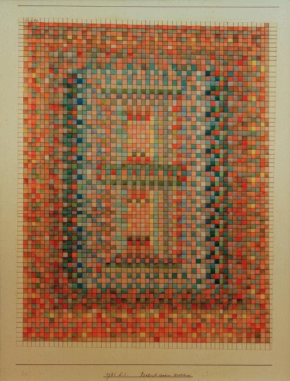 Portal einer Moschee von Paul Klee