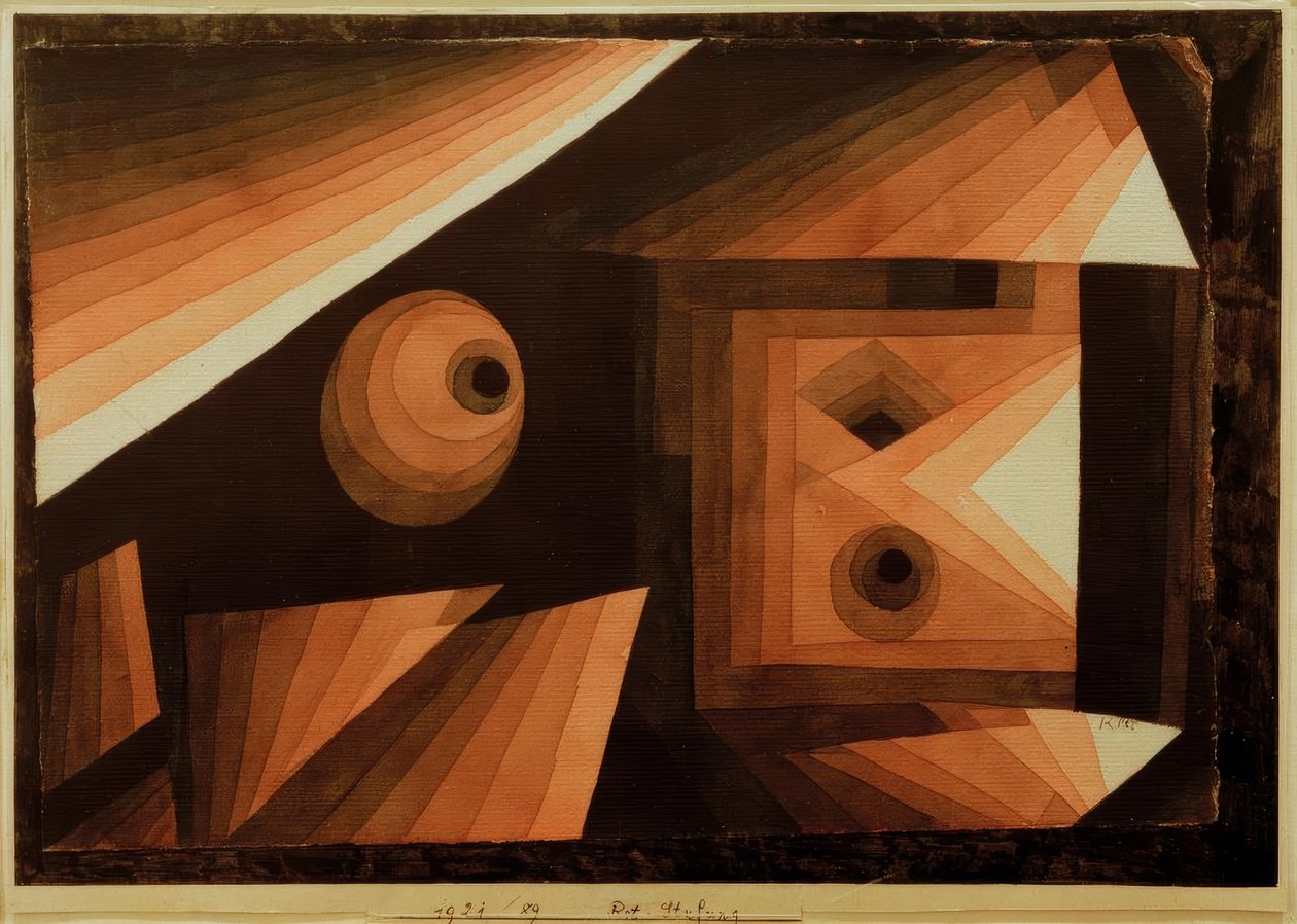Rot-Stufung von Paul Klee