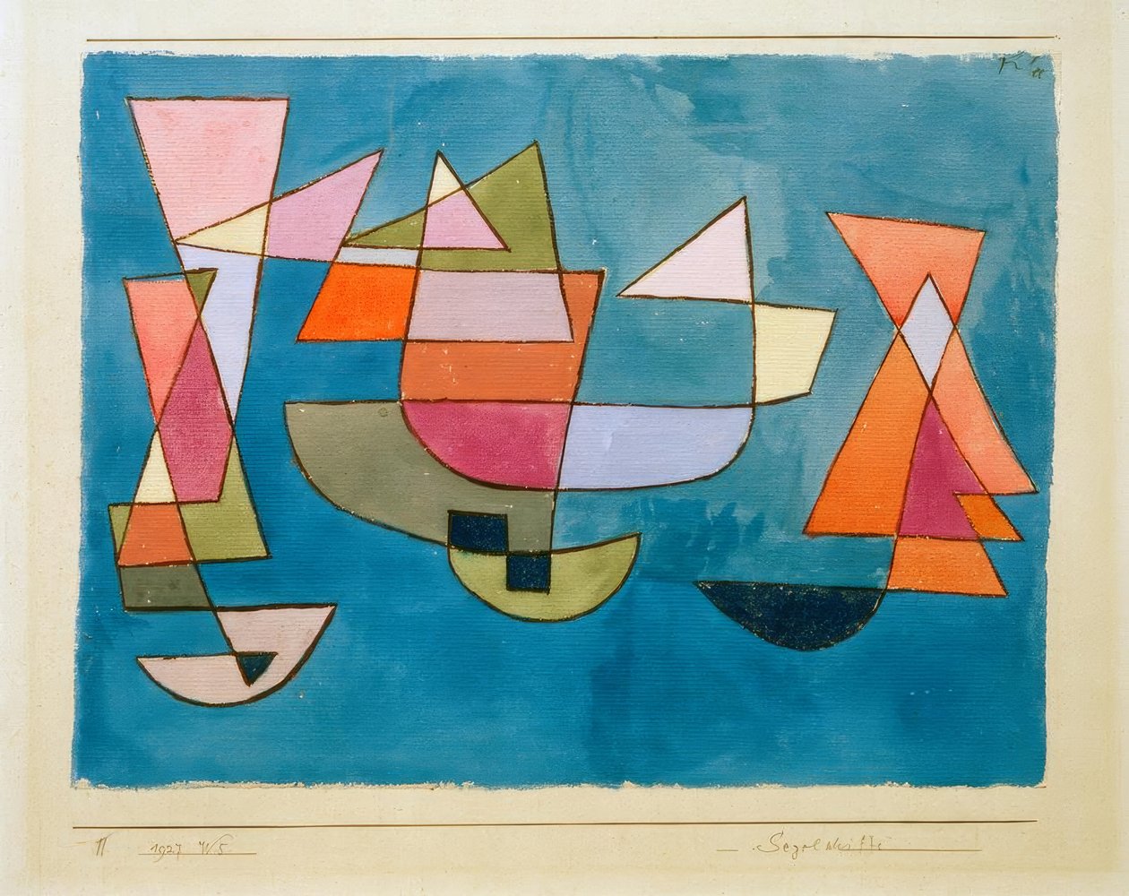 Segelschiffe von Paul Klee