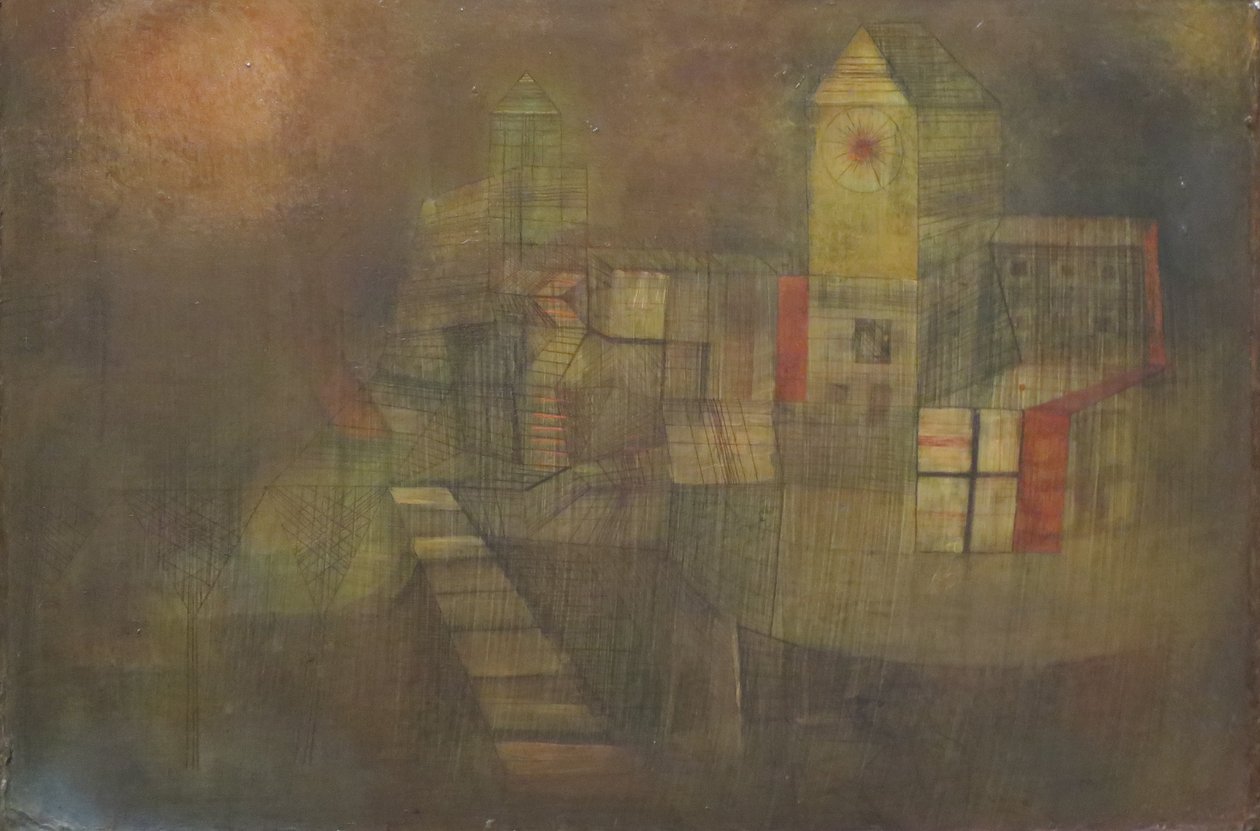 Kleines Dorf in der Herbstsonne von Paul Klee