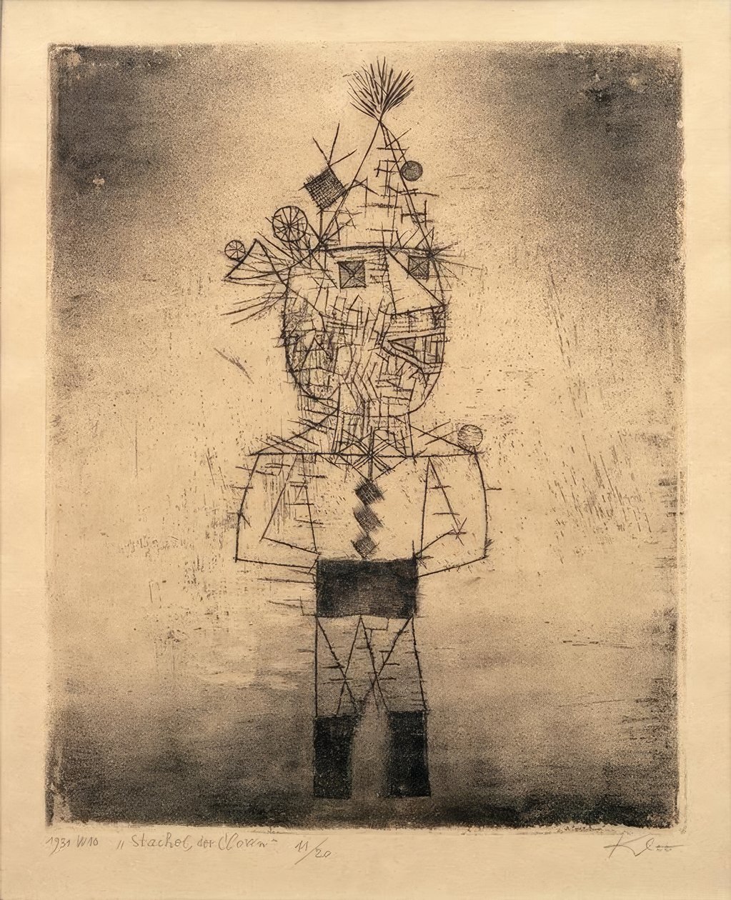 Stachel der Clown von Paul Klee