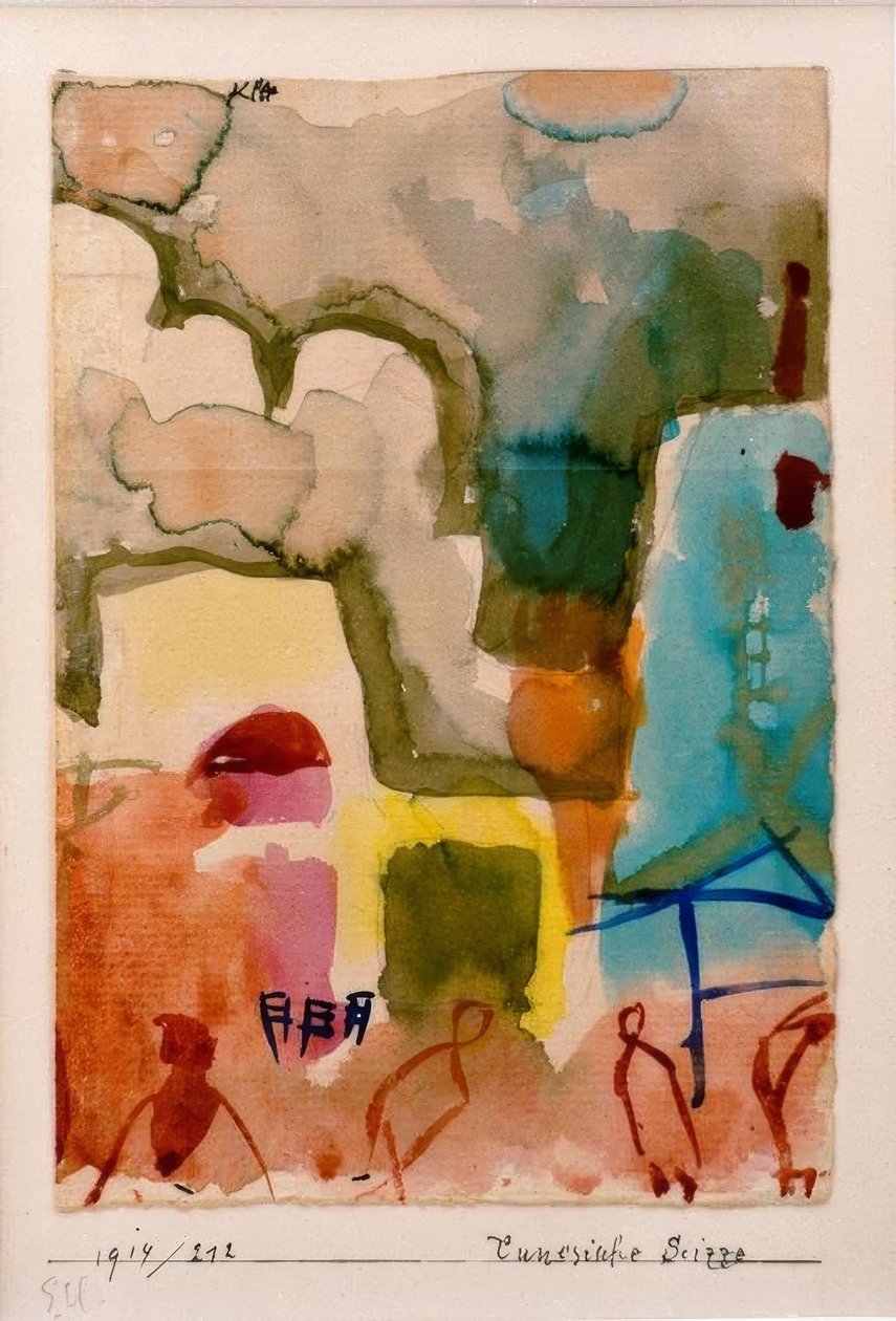 Tunesische Skizze von Paul Klee