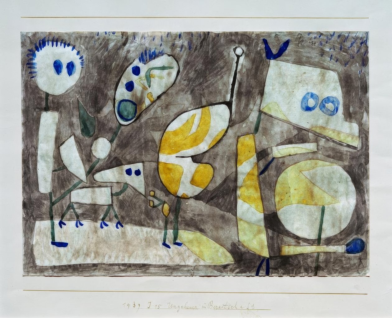 Ungeheuer in Bereitschaft von Paul Klee