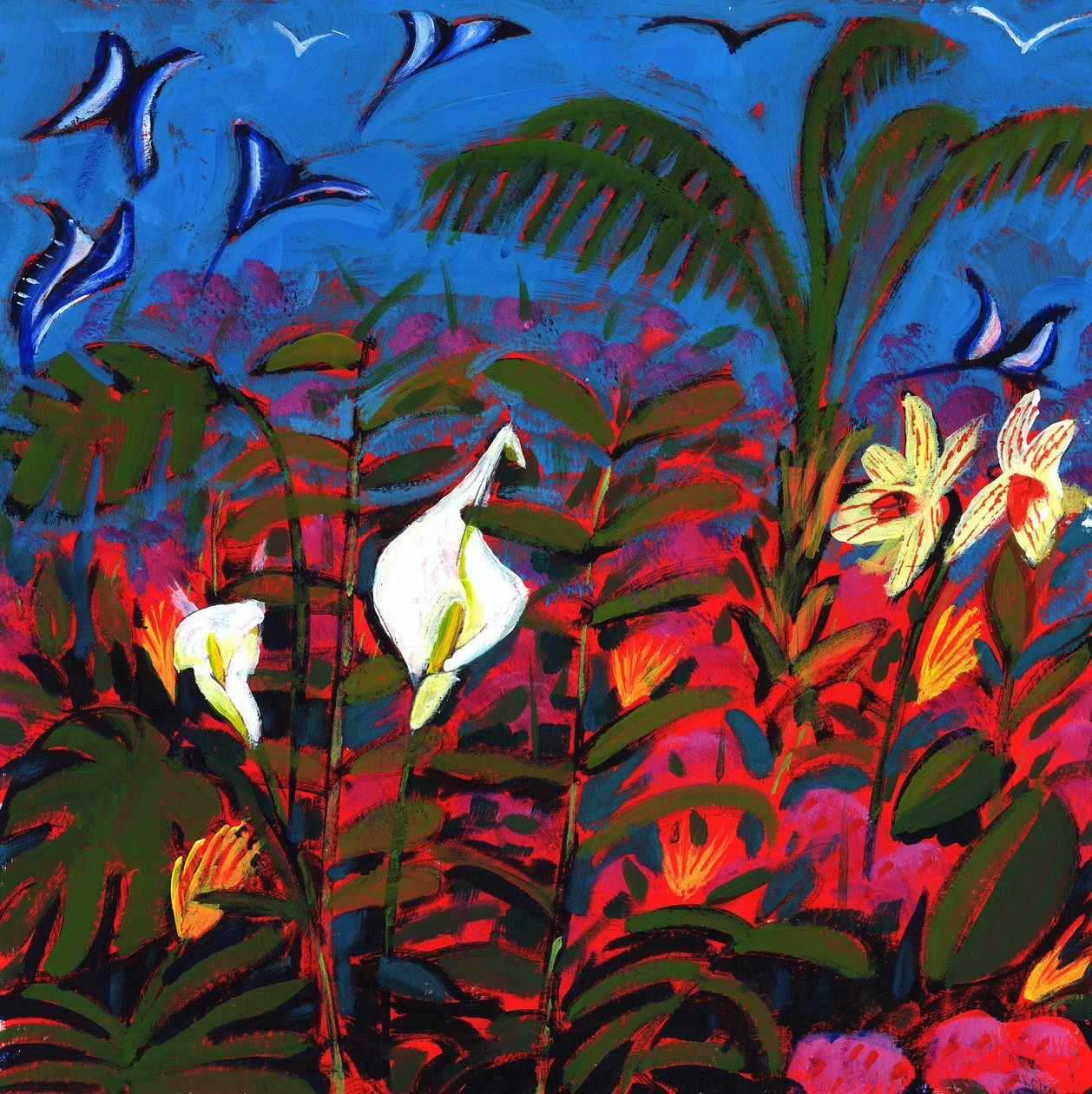 Exotischer Garten, 2008 von Paul Powis