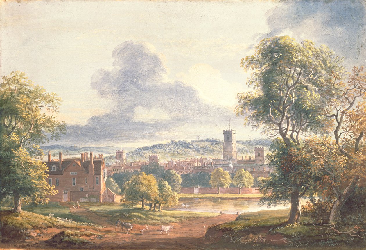 Ansicht von Ipswich von Paul Sandby