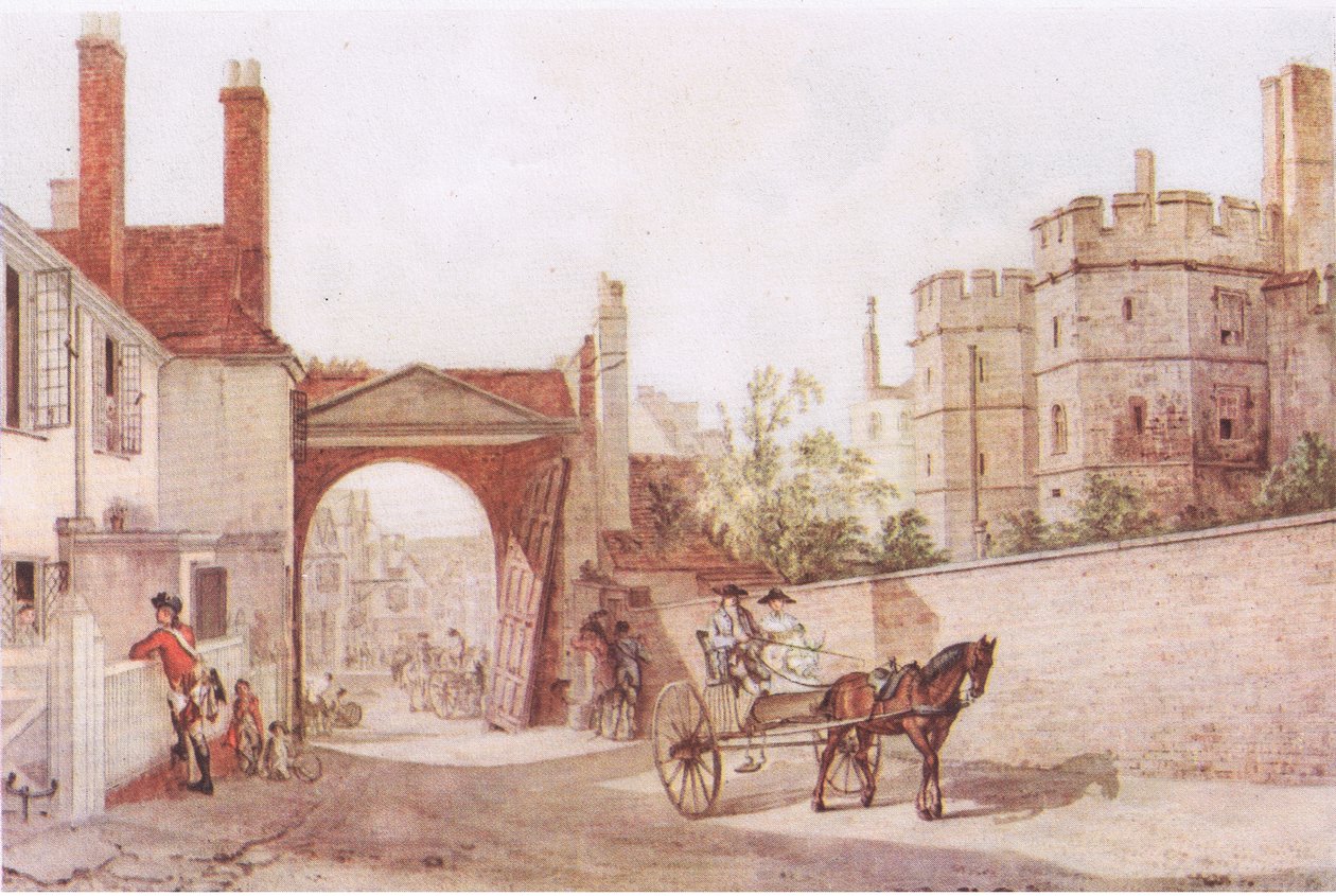 Eine Szene in Windsor, ca. 1760 von Paul Sandby