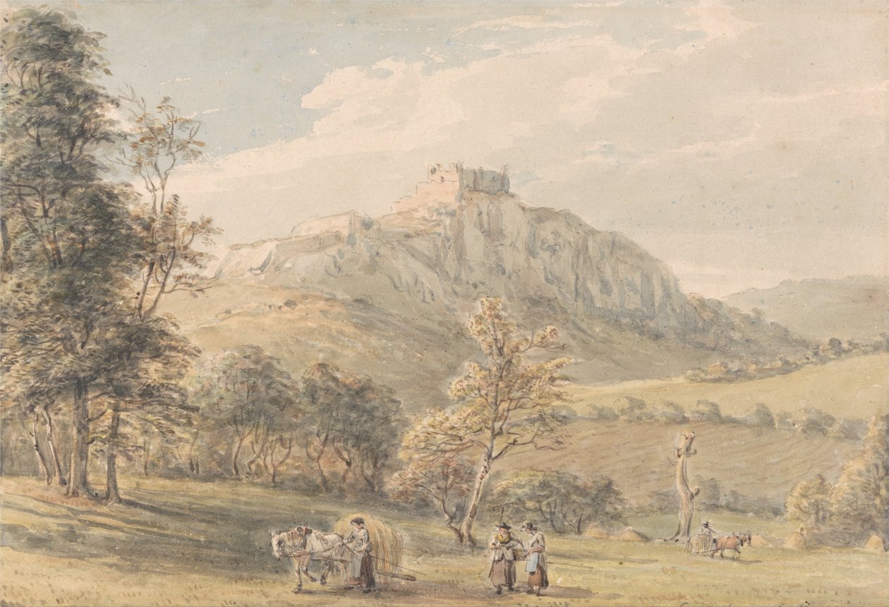 Carreg Cennan Castle von Paul Sandby