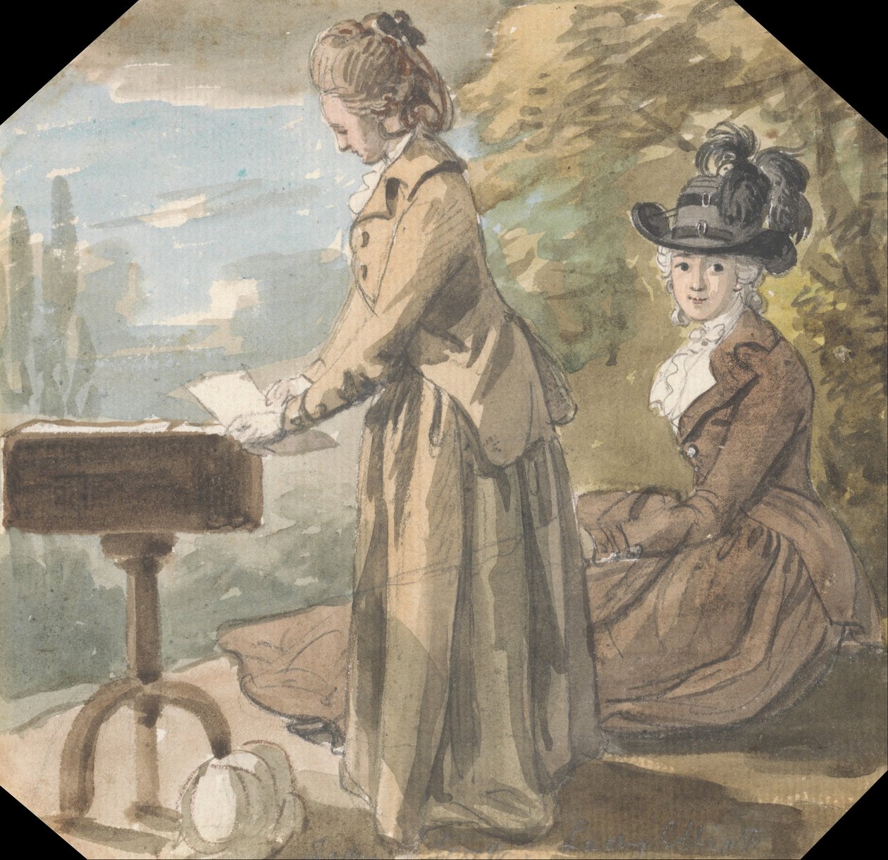Lady Francis Scott und Lady Elliot von Paul Sandby