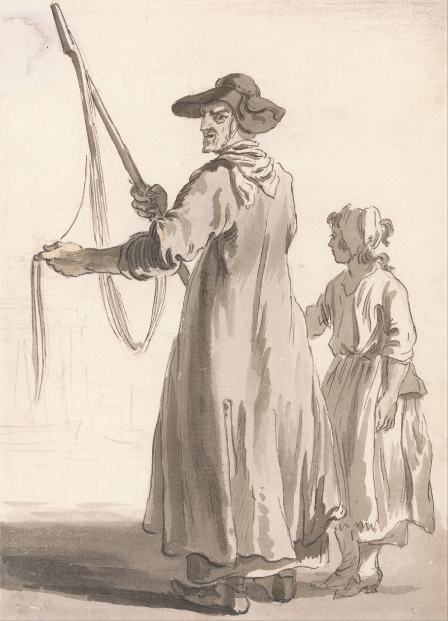 Londoner Rufe - Eine Spitzenverkäuferin von Paul Sandby
