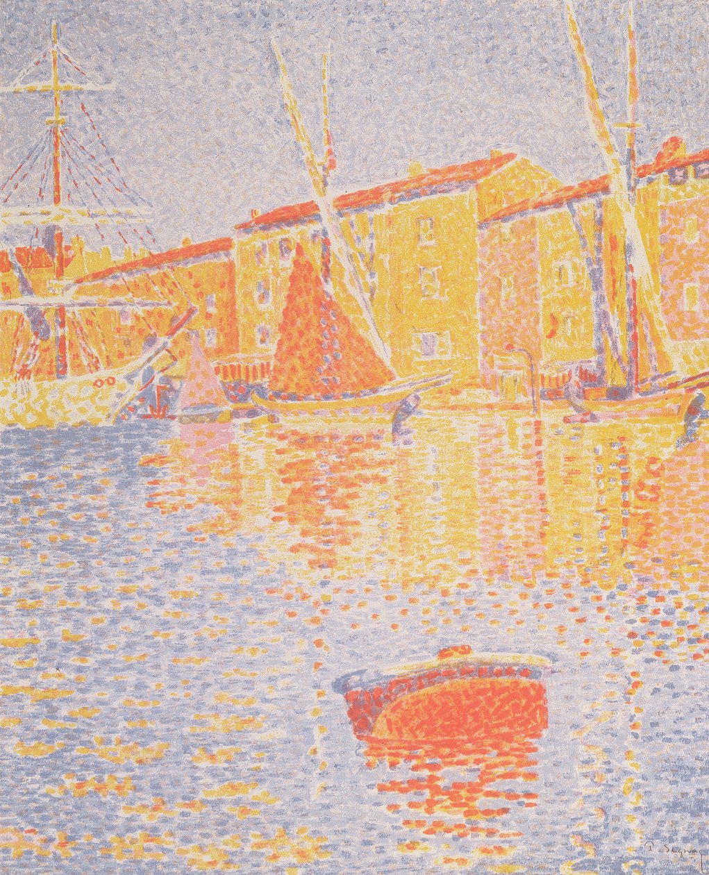 Boje, Hafen von St. Tropez, 1894 von Paul Signac