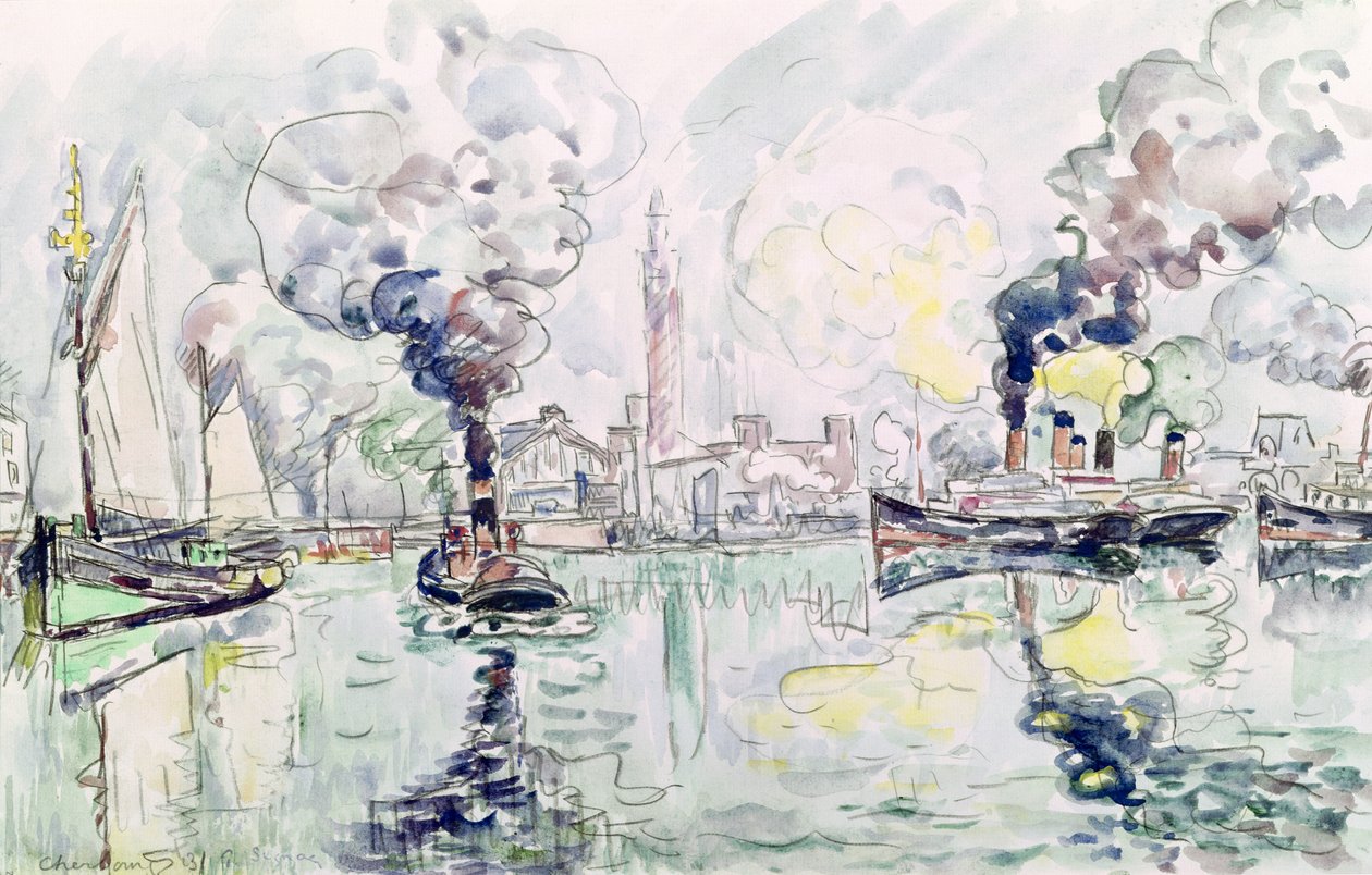 Cherbourg, 1931 von Paul Signac