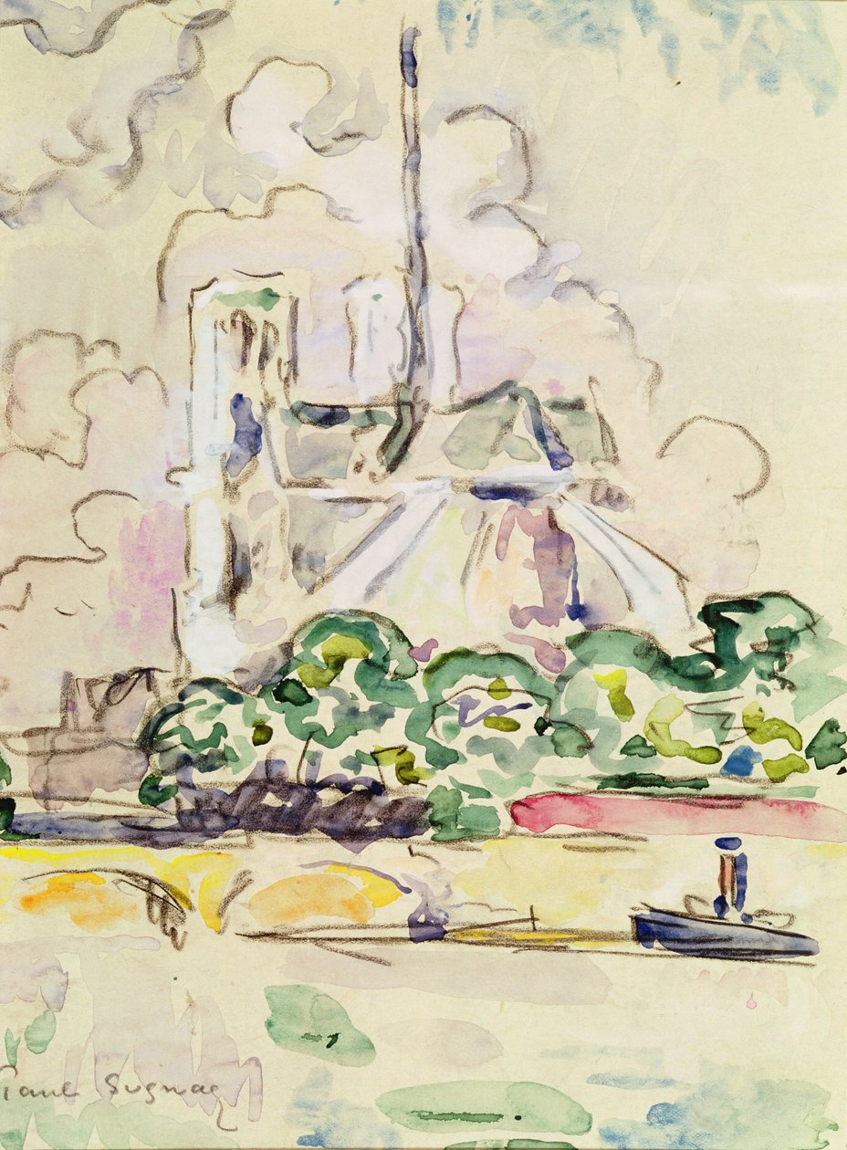 Notre-Dame, 1925 von Paul Signac
