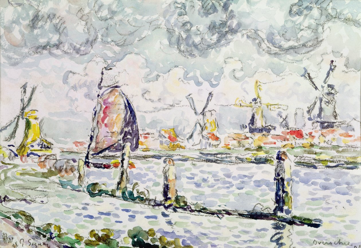 Overschie, 1906 von Paul Signac