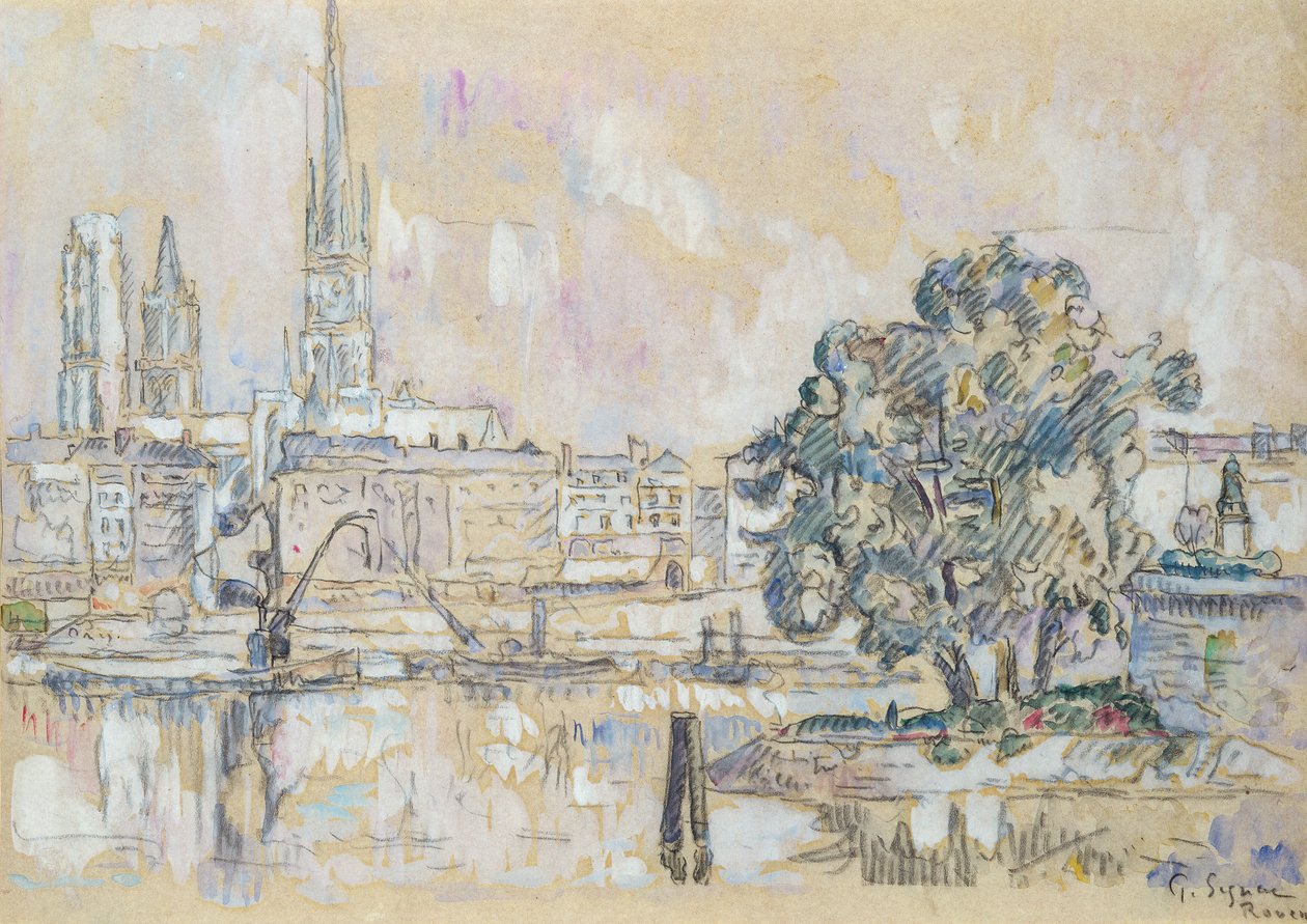 Kathedrale von Rouen von Paul Signac