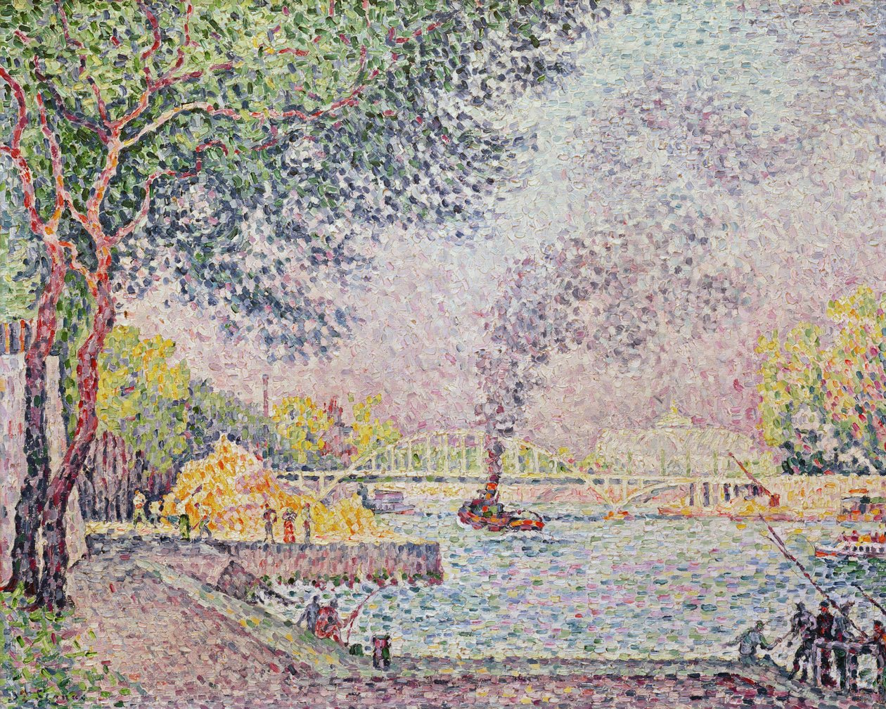 Die Debilly-Fußgängerbrücke, ca. 1926 von Paul Signac