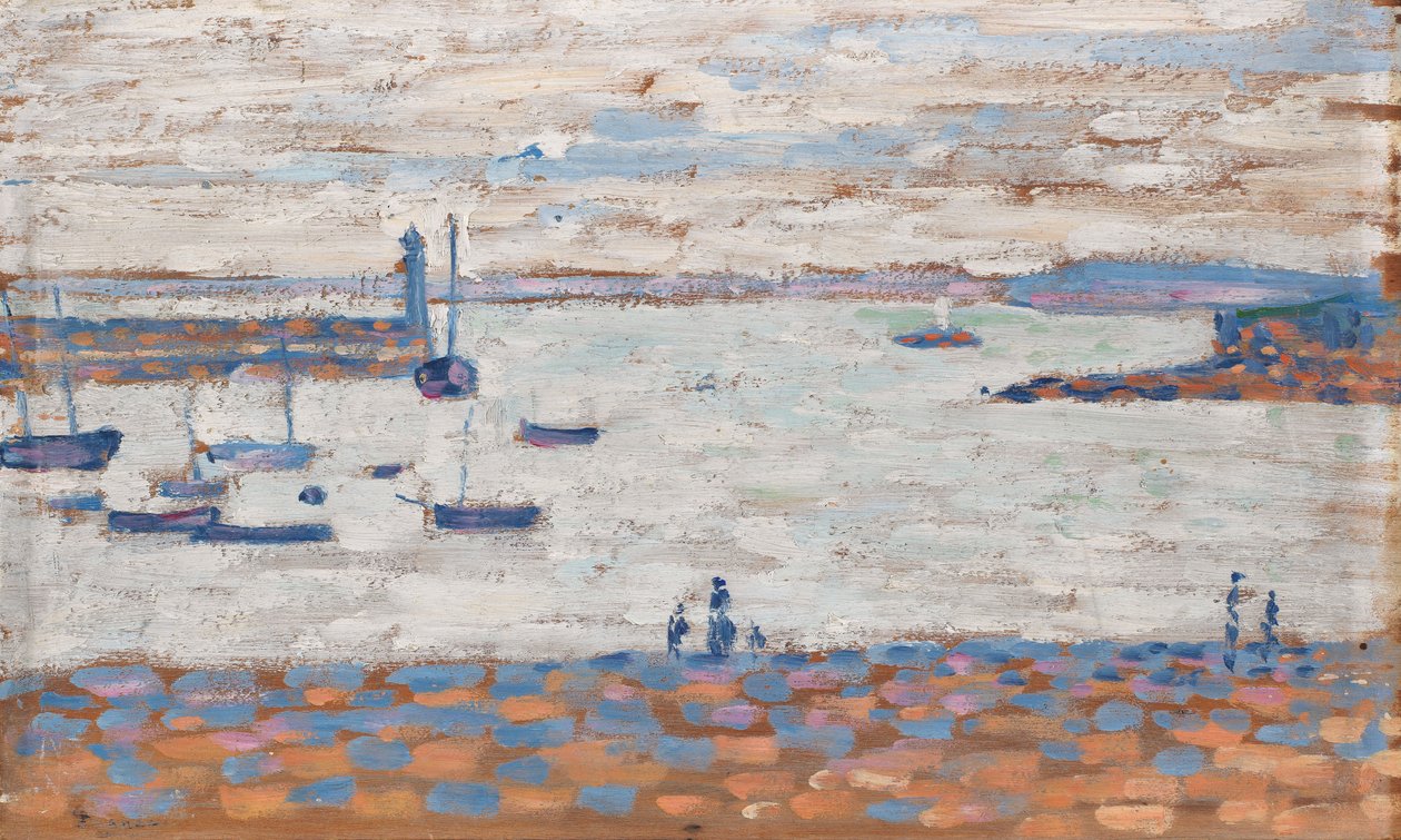 Der Eingang zum Hafen, Portrieux von Paul Signac