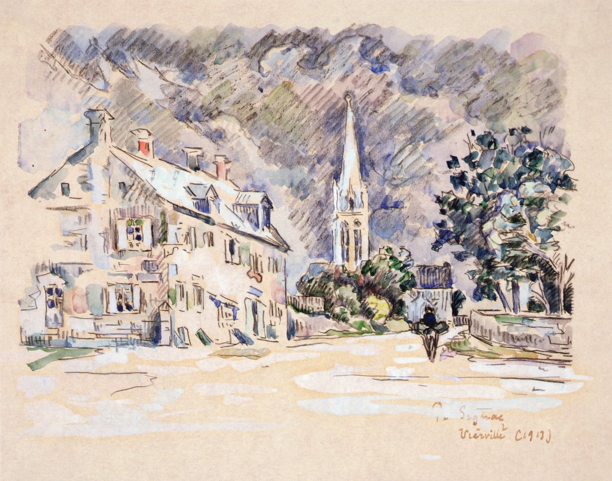 Vierville (Calvados) 1913 von Paul Signac