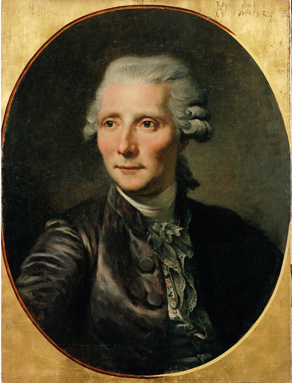 Porträt von Pierre Augustin Caron de Beaumarchais (1732-99) nach einem Gemälde von Jean Baptiste Greuze von Paul Soyer