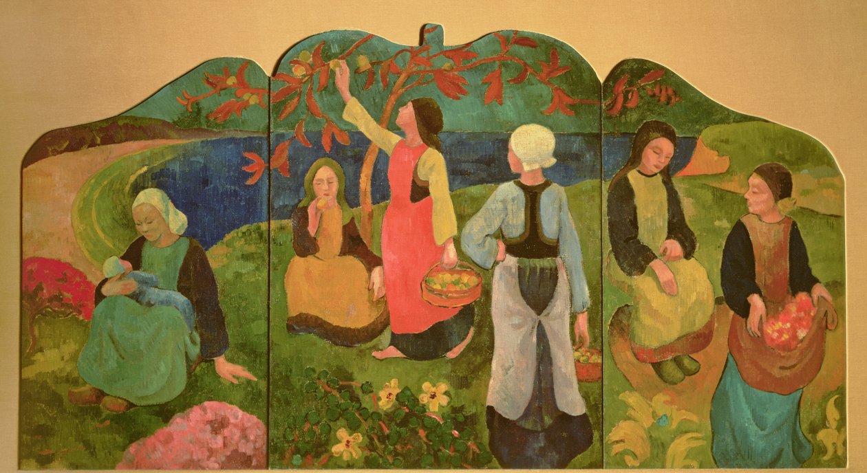 Das Pont-Aven-Triptychon, 1892-93 von Paul Sérusier