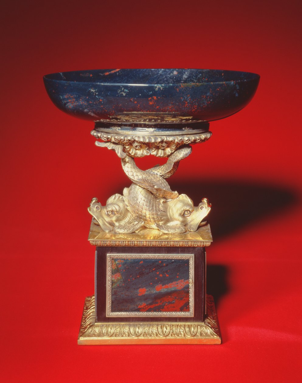 Blutstein-Schale und Fassung, 1824 von Paul Storr