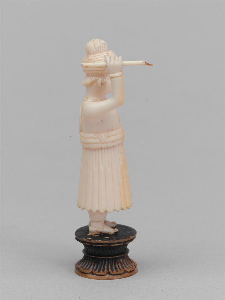 Schwarzer Bauer, Schachfigur, Indien von Paul (after) Huet