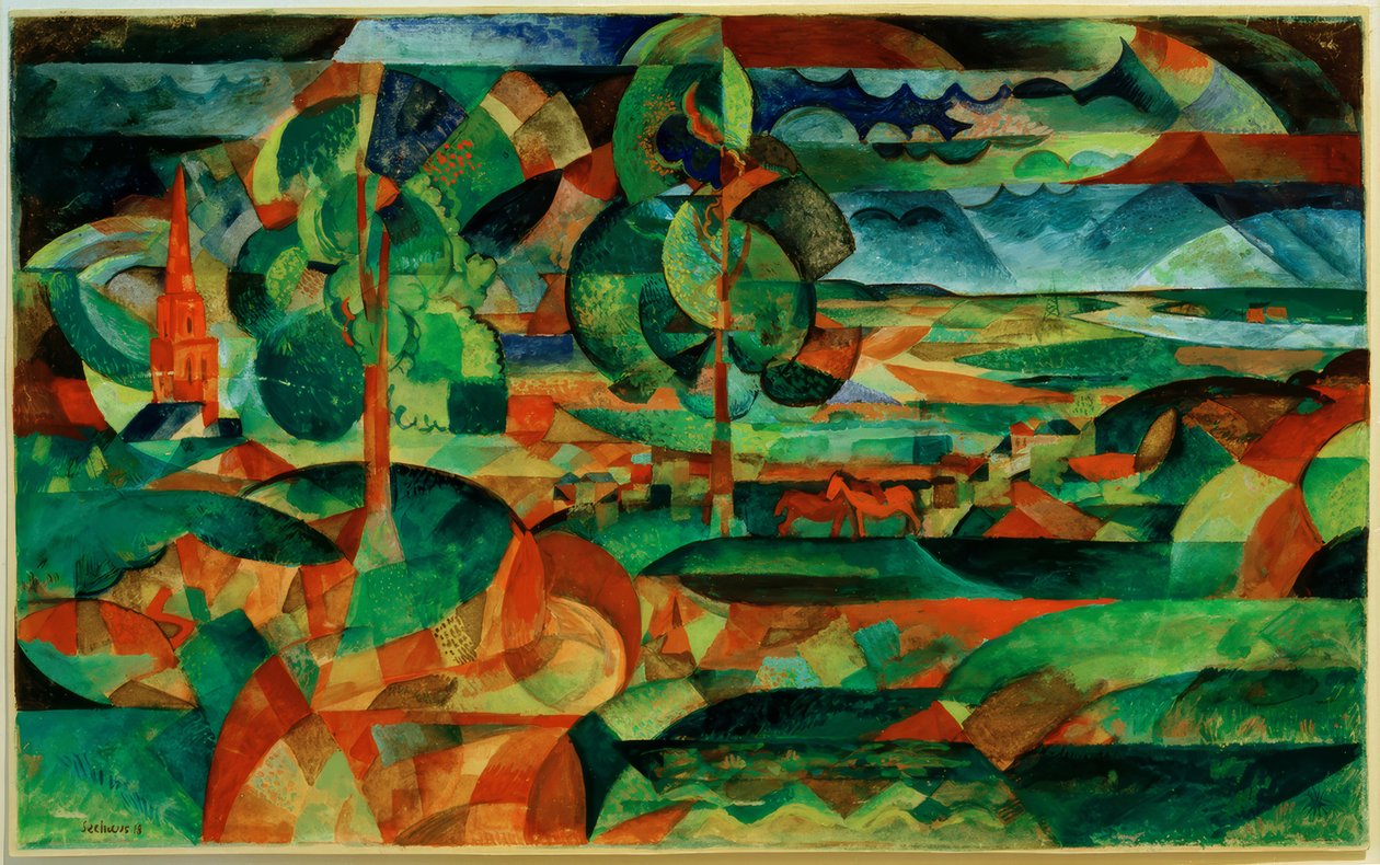 Blick in die Ebene von Paul Adolf Seehaus