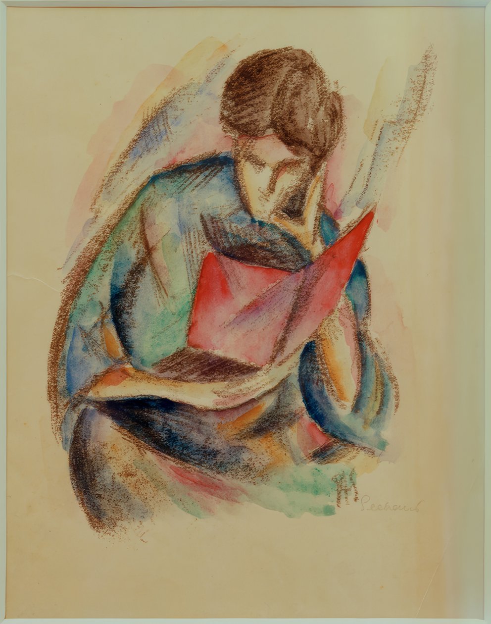Lesende Frau von Paul Adolf Seehaus