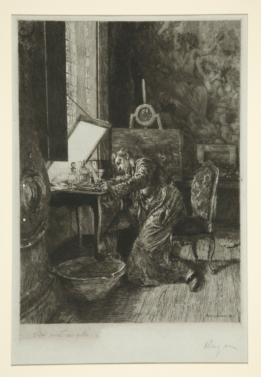 Der Maler von Paul Adolphe Rajon