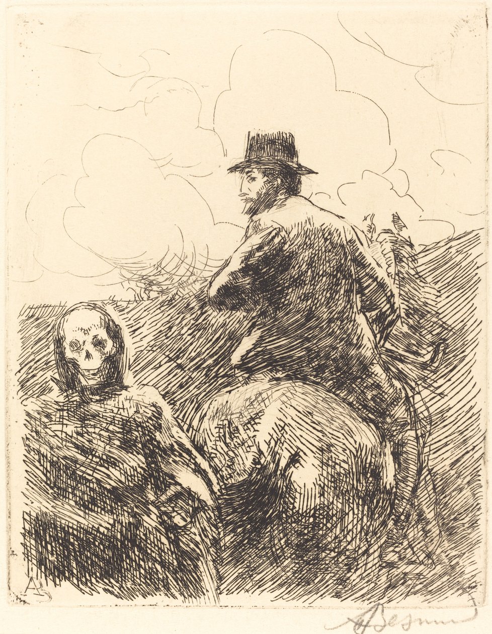 Gefahr vorüber von Paul Albert Besnard