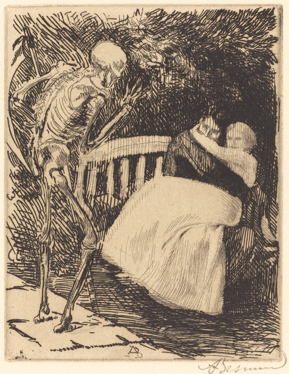 Die Warnung, 1900 von Paul Albert Besnard